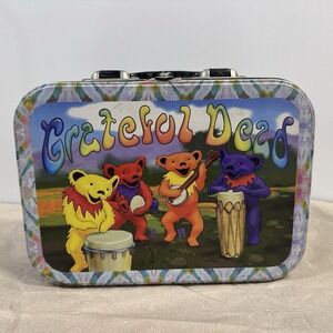 Vandor Grateful Dead 1998 Metal Lunchbox Collectible Tin